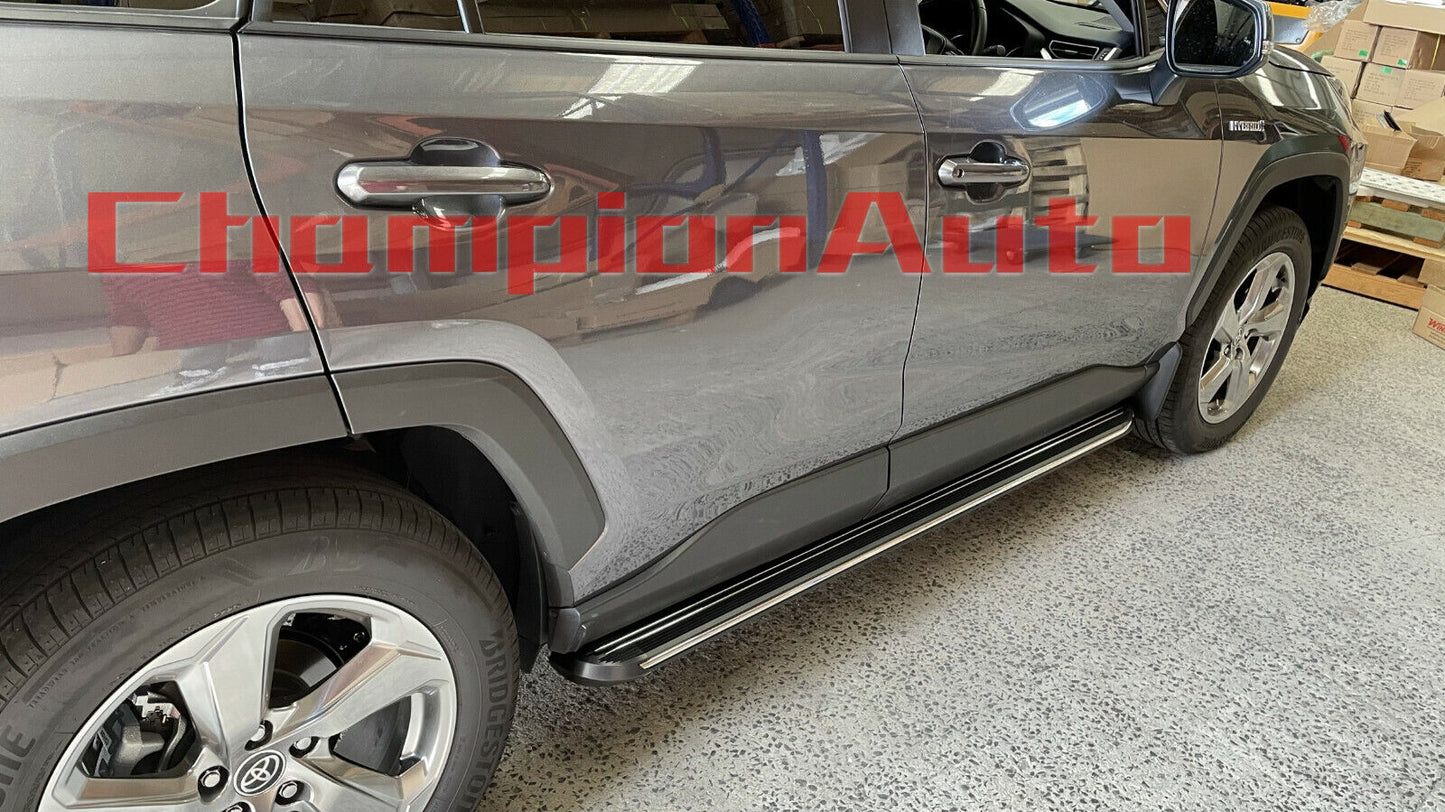 Side Steps Running Boards Aluminium To Fit Toyota NEW Rav4 2019-2024 (XR)