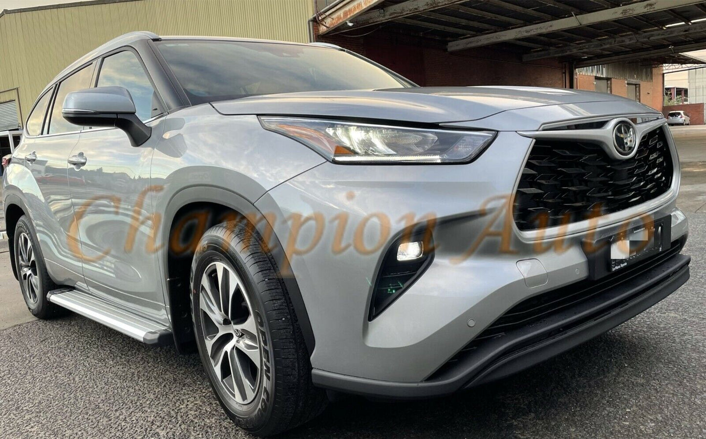 Side Steps Running Boards Aluminium for The New Toyota Kluger 2021 - 2025 (S6)