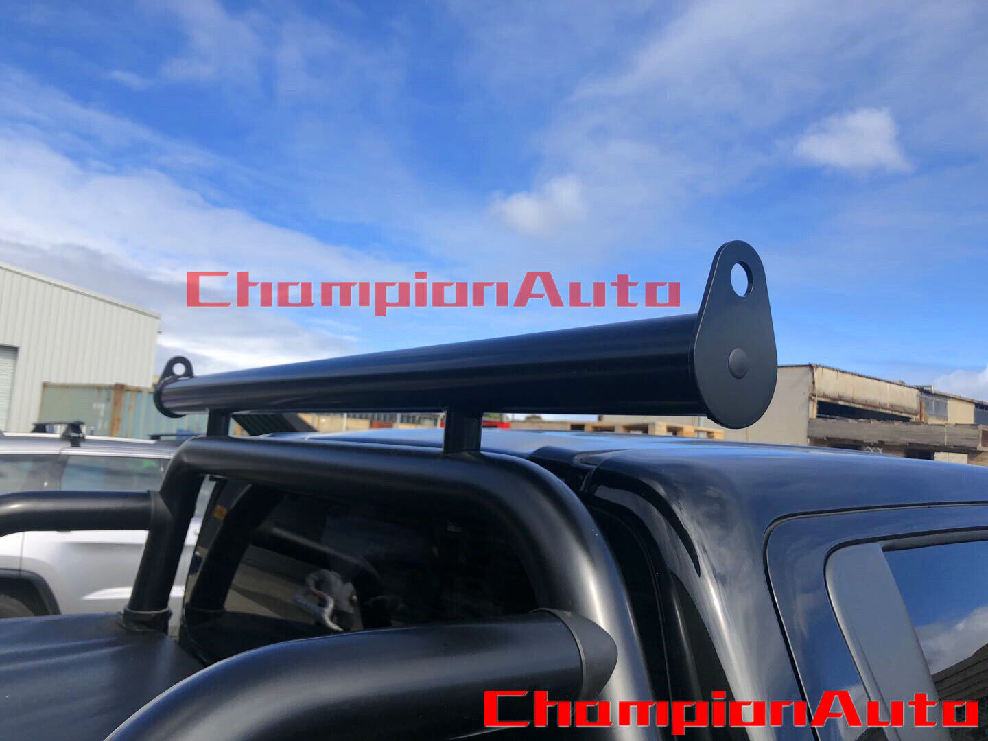 Black Steel Ladder Rack + Extension Bar for LDV T60 Dual Cab 2017-2024