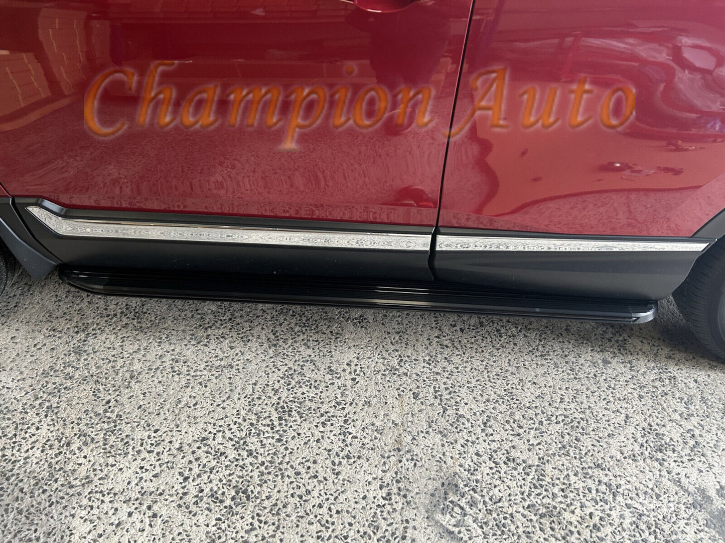 ALL BLACK Side Steps Running Boards To Fit HONDA CRV CR-V 2017-2024(XRB)