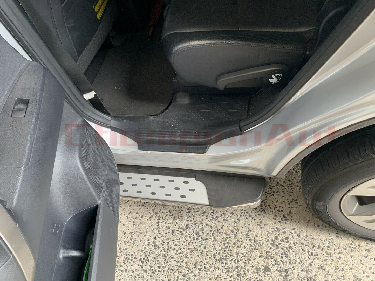 Side Steps Running Boards BLACK Aluminium for Toyota Kluger 2008-2013 (CMP16)