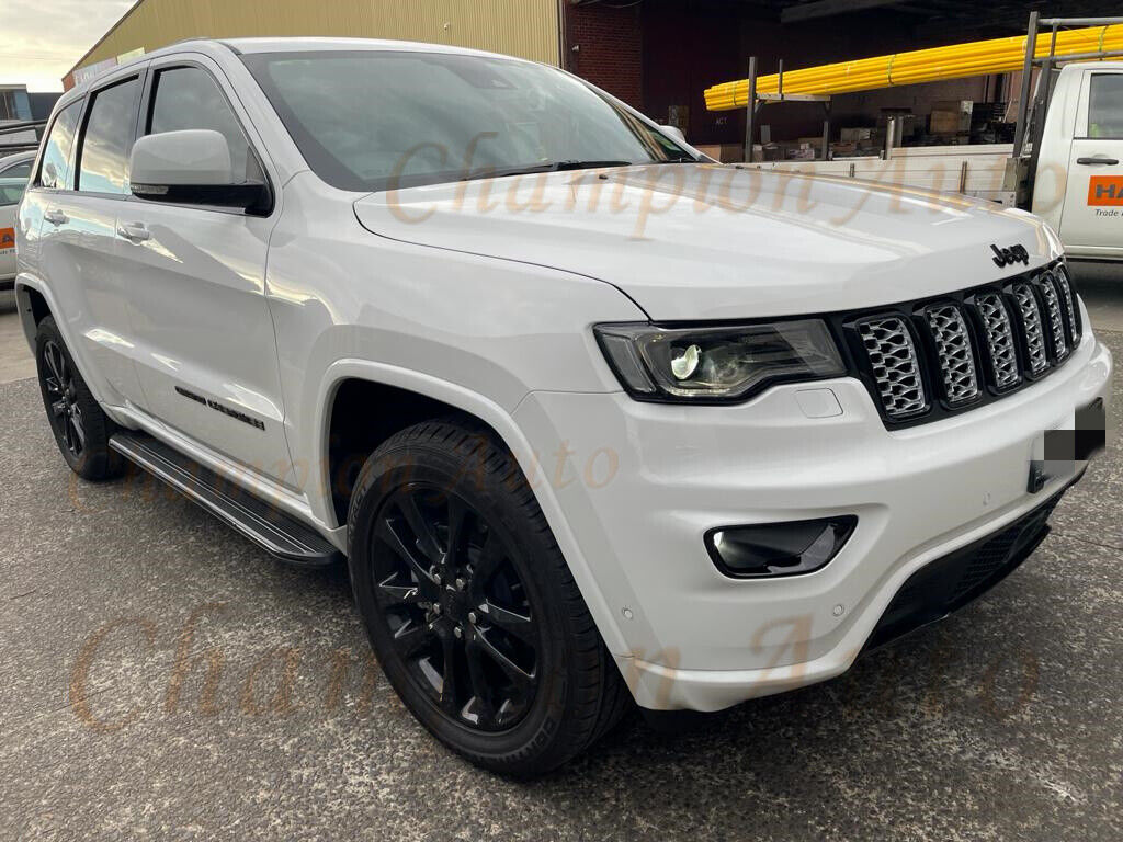 Side Steps Jeep Grand Cherokee WK BLACK 2011-2022 (XRB) With Heavy Duty Brackets