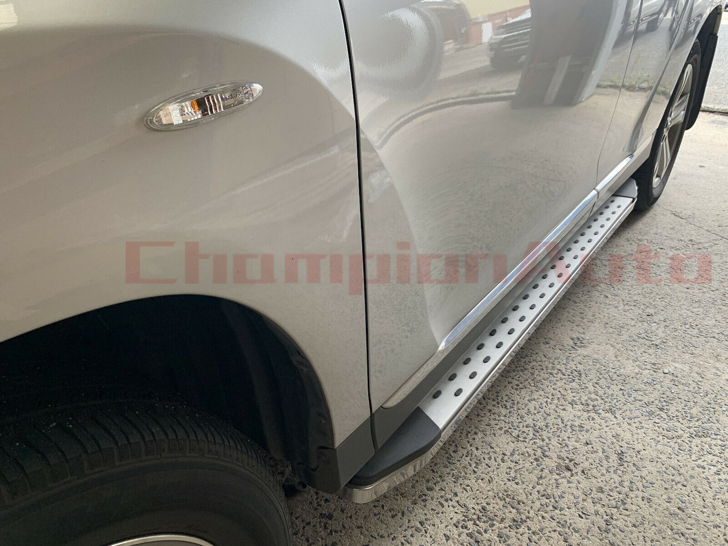 Side Steps Running Boards BLACK Aluminium for Toyota Kluger 2008-2013 (CMP16)