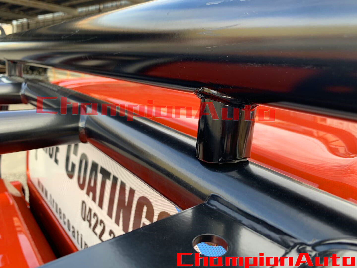 Black Steel Ladder Rack + Extension Bar for LDV T60 Dual Cab 2017-2024