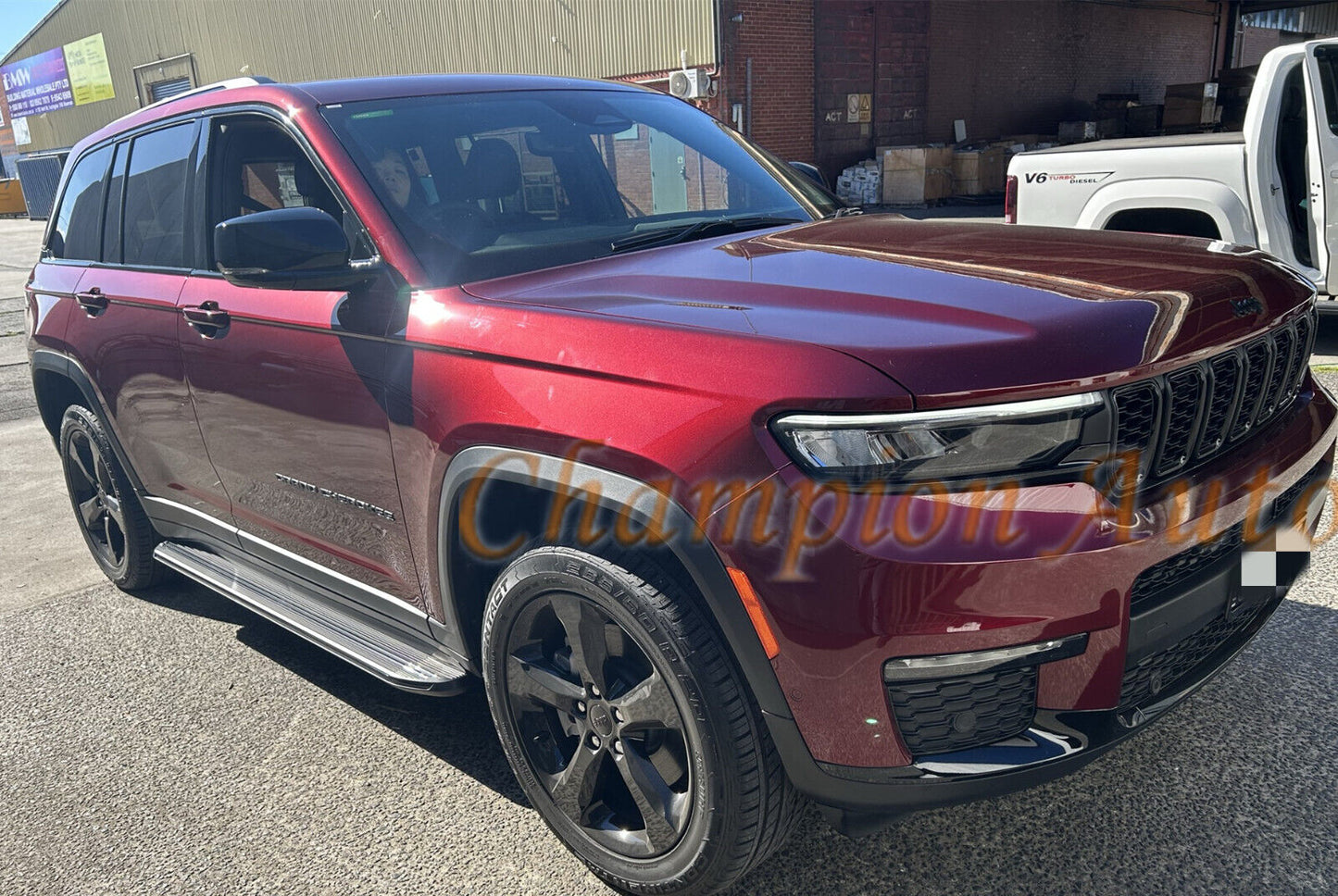 BLACK ALLOY Side Steps For the Jeep Grand Cherokee WL 5 SEAT 2023- 2024 (XRB)