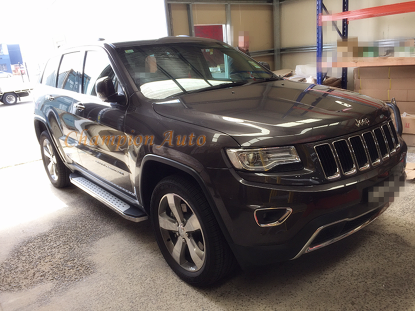 Side Steps For Jeep Grand Cherokee WK 2011-2022 (CMP16) With Heavy Duty Brackets