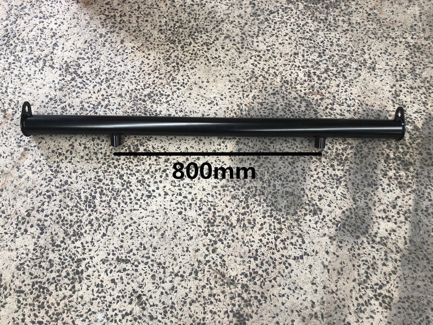 BLACK STEEL Ladder Rack/Sports Bar Extension Bar Steel Black 1500mm