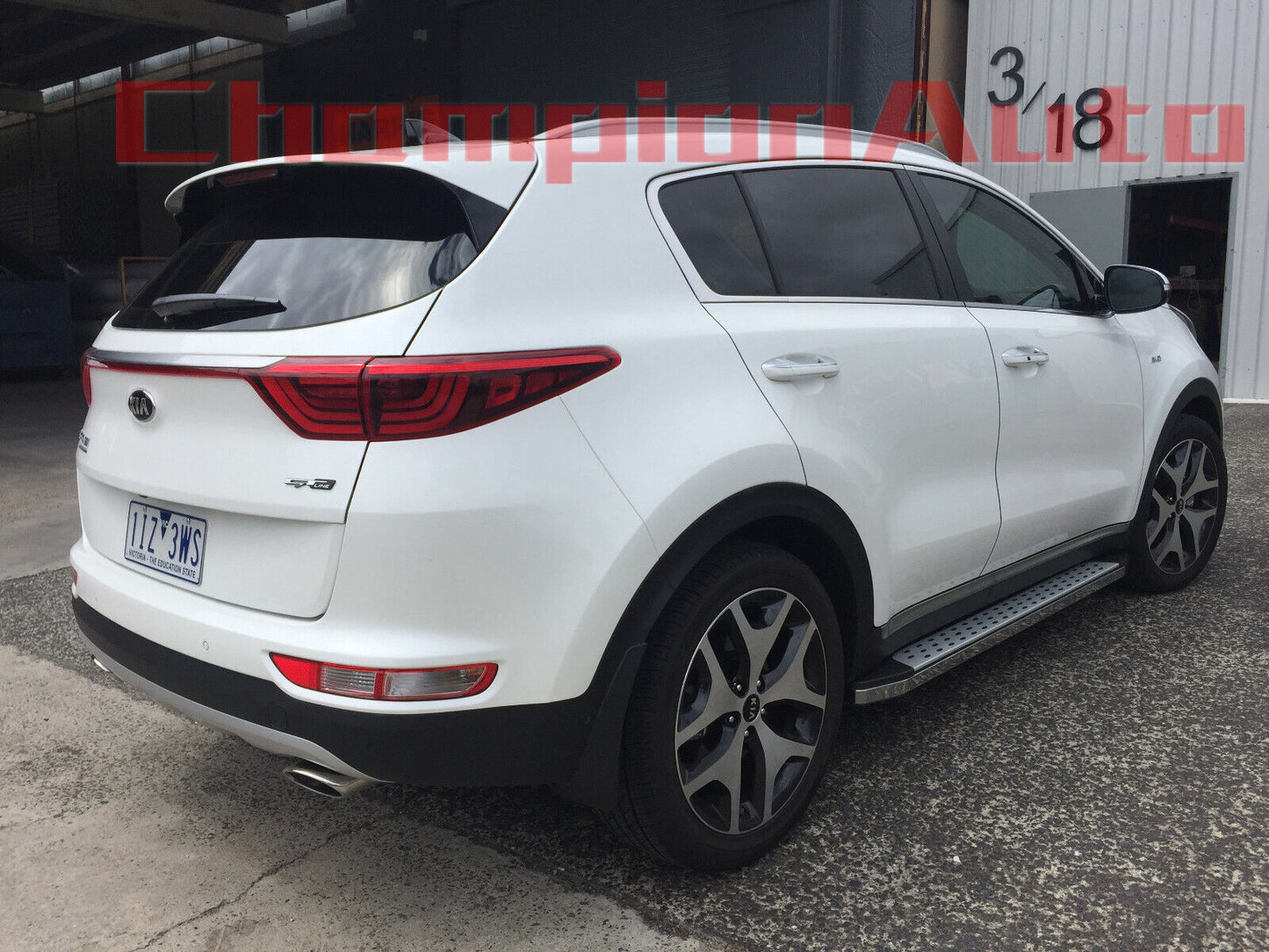 Kia Sportage Aluminium Side Steps Running Boards a pair 2016 - 08/2021 (cmp16)