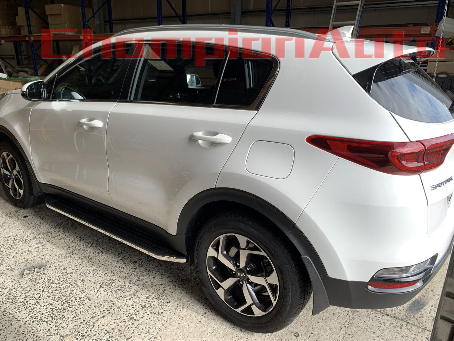 Kia Sportage Aluminium Side Steps Running Boards 2016 - 08/2021 (cmp88)