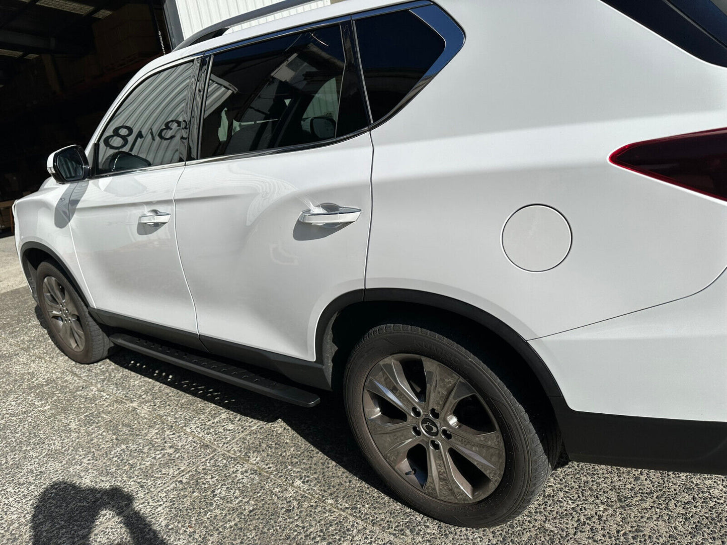 Steel Side Steps Running Boards for SsangYong Rexton 2019-2024 All Models(SHARK)