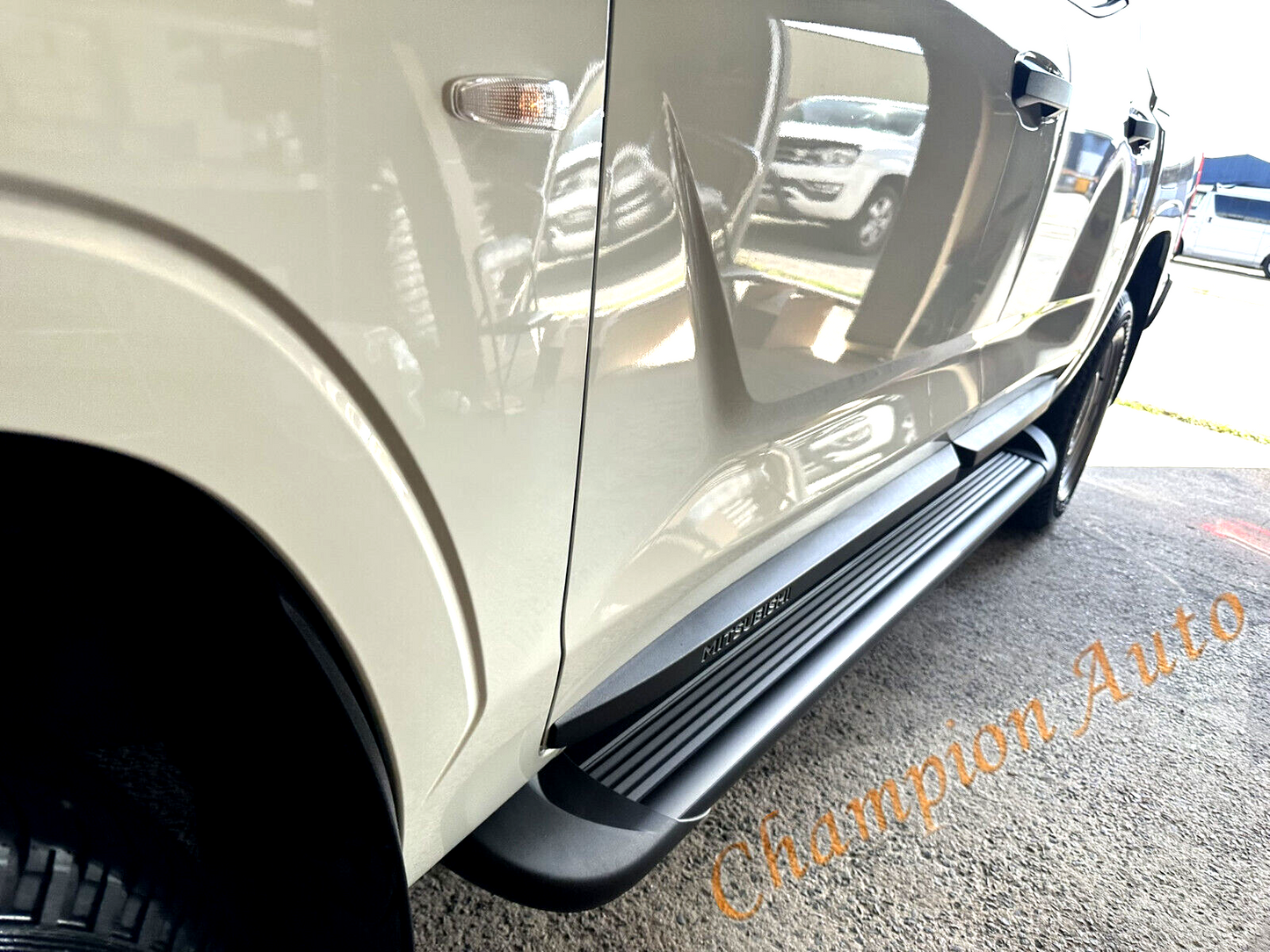 A Pair of Alloy side steps For All-New Mitsubishi MV Triton Dual Cab 2024+ (CBB)