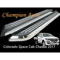 Holden Colorado/ Isuzu D max Space Cab Side Steps Aluminum 2012-08/2020+ CMP94