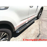 Side Steps Running Boards BLACK Aluminium for Toyota Kluger 2014-2020+ (CMP36)
