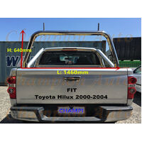 3'' Stainless steel Ladder Rack fit Toyota Hilux 2000-2004 TUB
