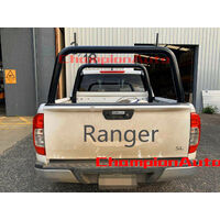 2 X 3" Black Powder Coated ladder racks for Ford Ranger Dual Cab 2012-2020 