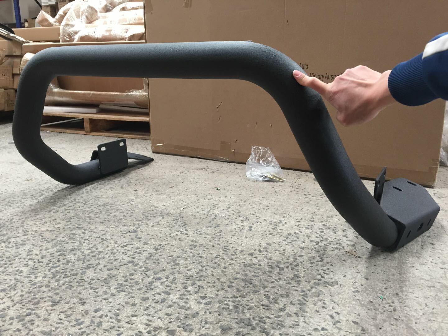 Black Steel Nudge Bar To Suit HYUNDAI iLOAD iMAX 05/2018- 2021