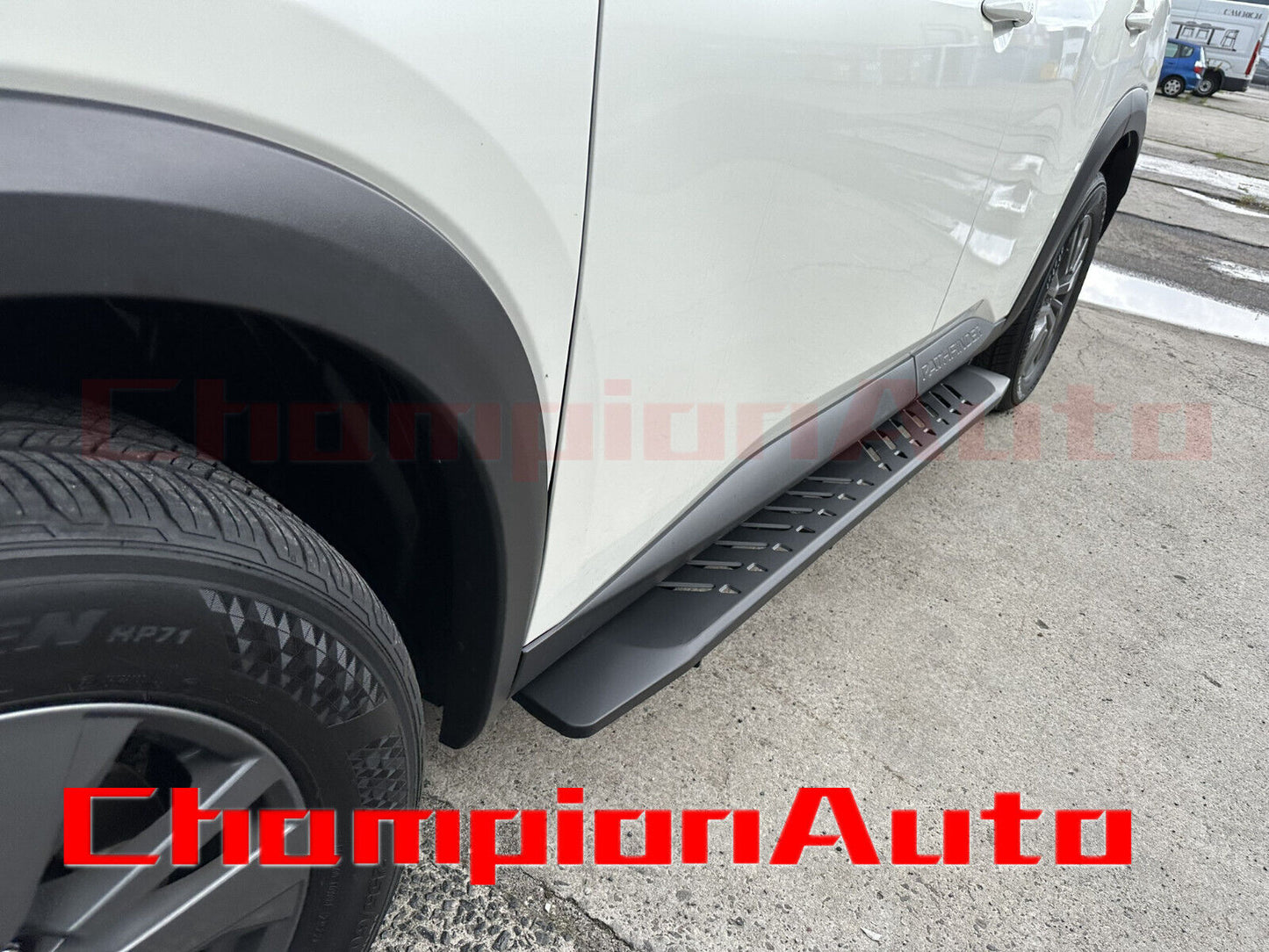 Black STEEL Side Steps  for Nissan Pathfinder R53 07/2022-2024 (SHARK BAR)
