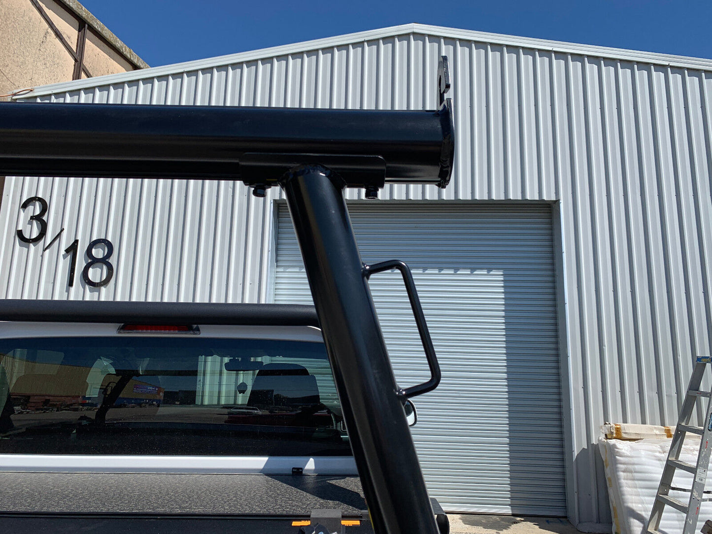 3'' Aluminium Ladder Rack fit Toyota Hilux 2000-2014 TUB BLACK