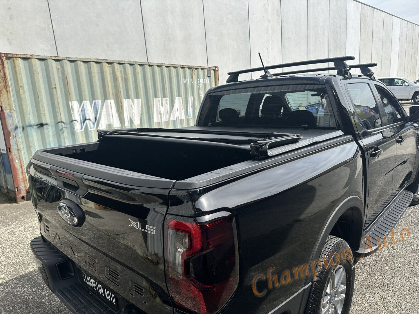 To Fit Ford Ranger Dual Cab 2022-2024 Tri Fold Soft Tonneau Cover Non Drill