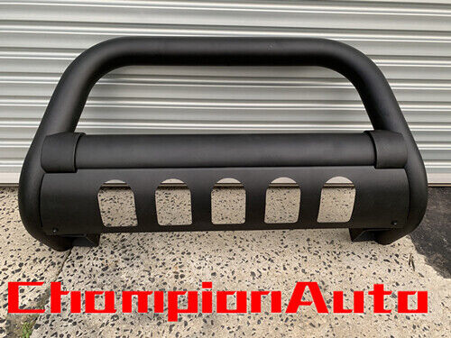 Nudge Bar Matt Sandy Black Powder Coated Steel Nissan Navara NP300 D23 2015-2020