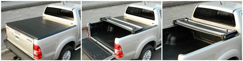 Tri-Fold Soft Tonneau Cover for Mazda BT-50 2012 - 08/2020 Dual Cab
