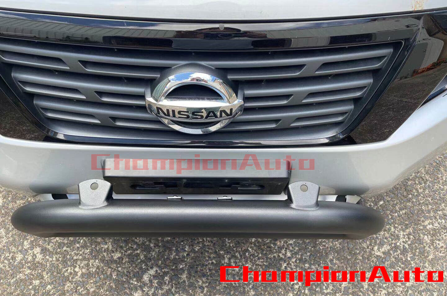 3.5'' Matt Sand Black Steel Nudge Bar for Nissan Navara NP300 D23 2015 - 2020