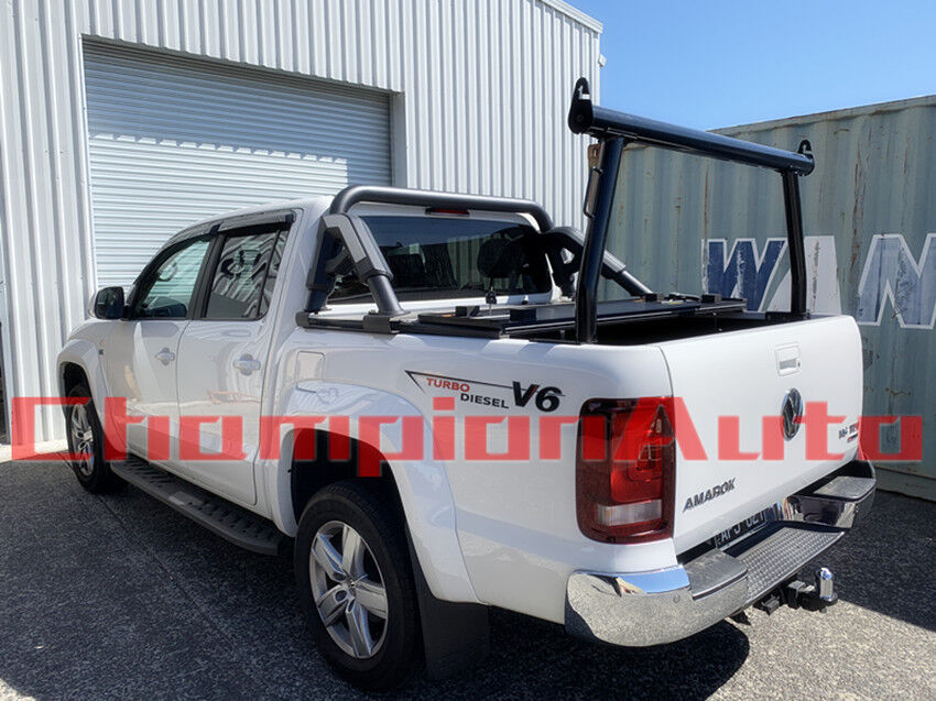 BLACK Alloy Adjustable(Height&Width) Ladder Rack with Sport Bars Extension Bar