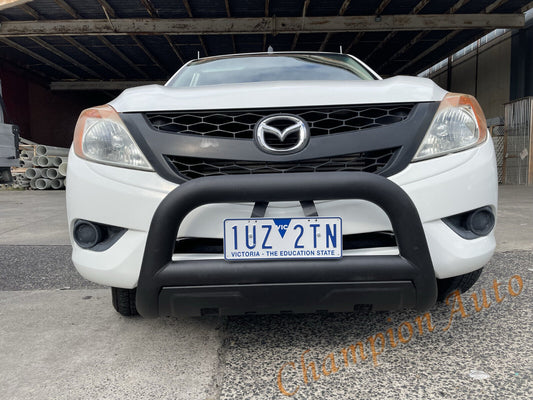 3.5'' Matt Sandy Black Steel Low Loop Nudge Bar For MAZDA BT50 2012-08/2020