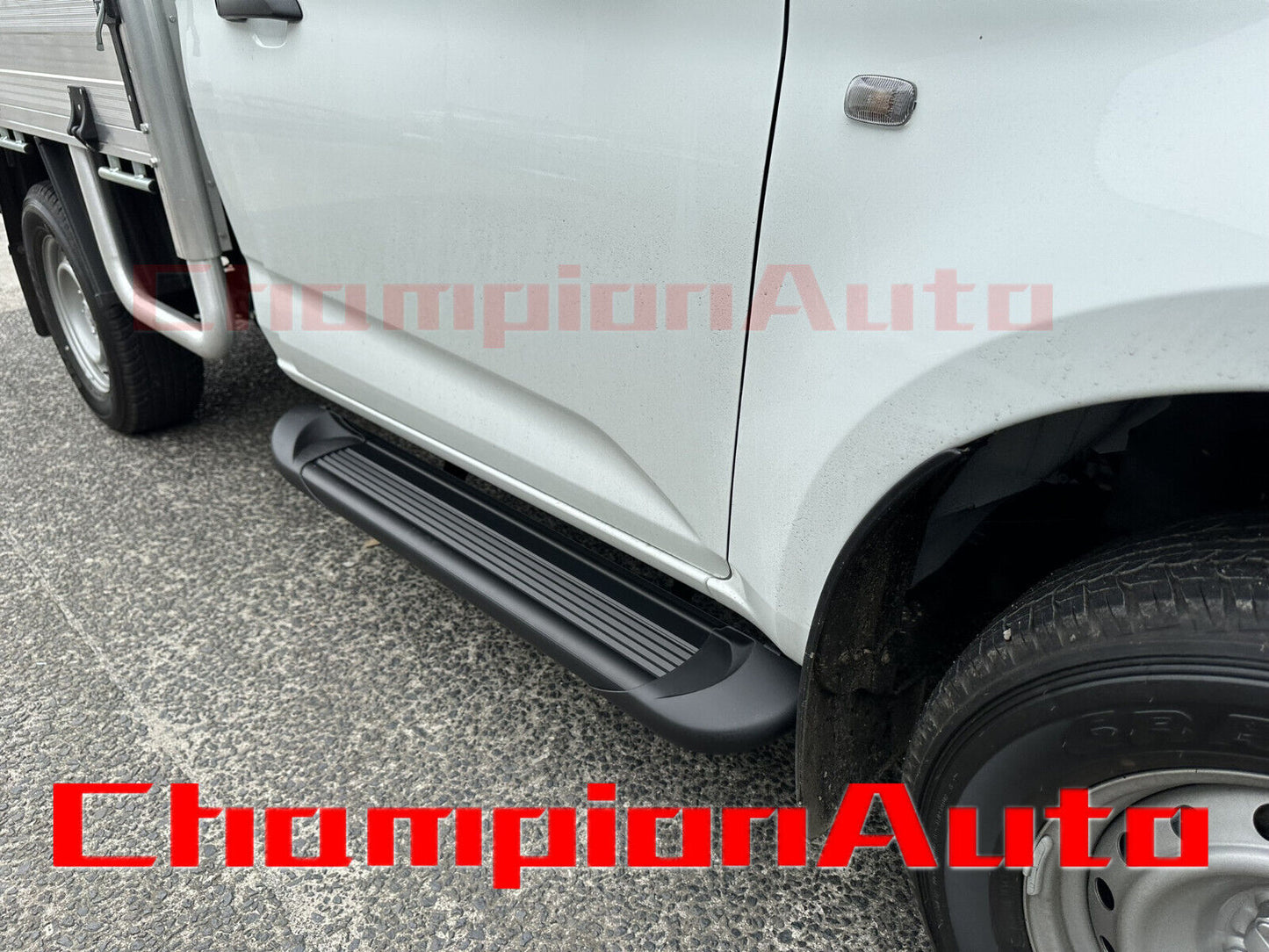 Black Side Steps For Single Cab Isuzu D-max Dmax 09/2020 -2024 (CBB)