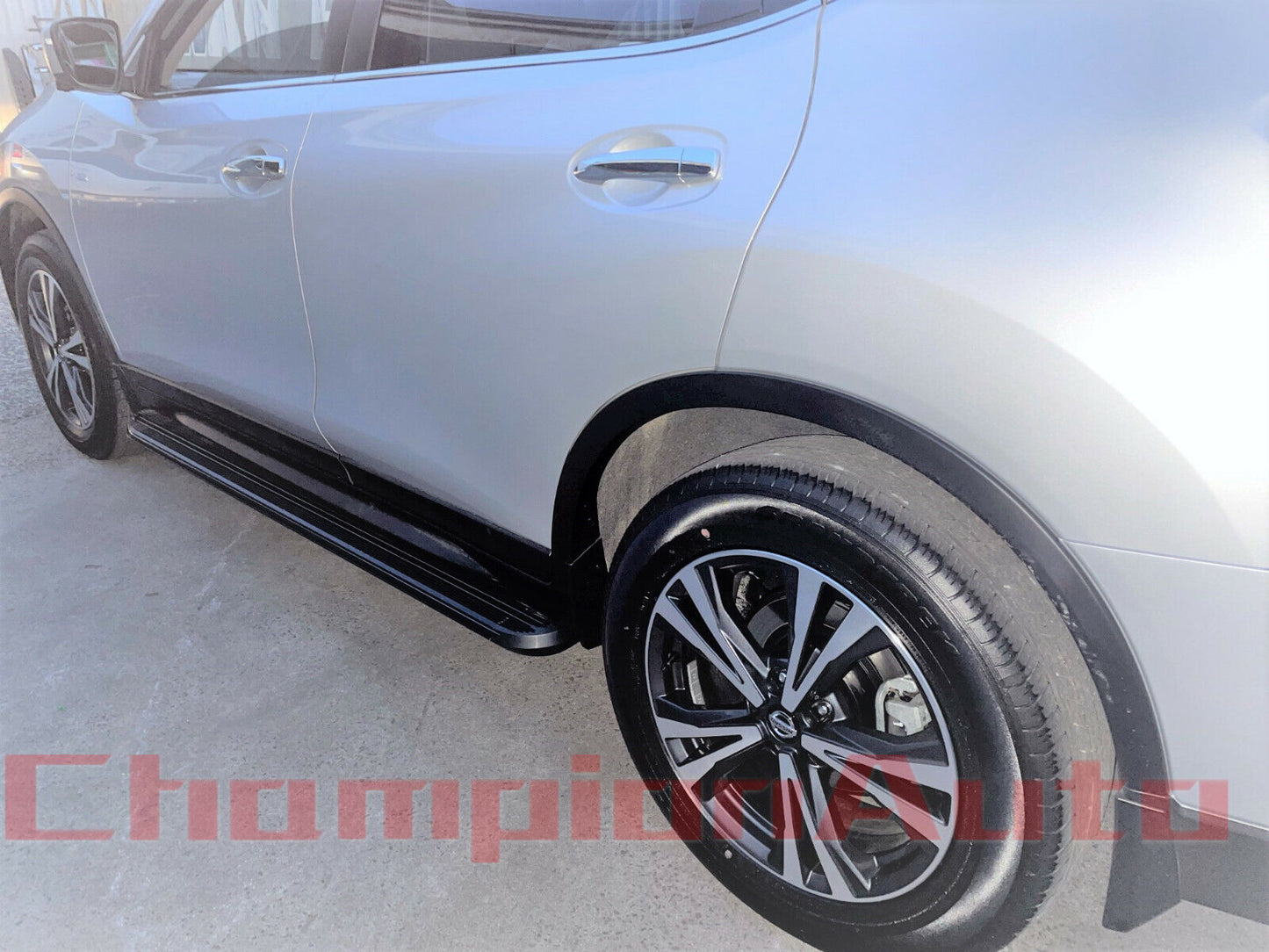 Fully Black Side Steps Alloy for Nissan X-trail Xtrail T32 2014 -07/2022 (XRB)