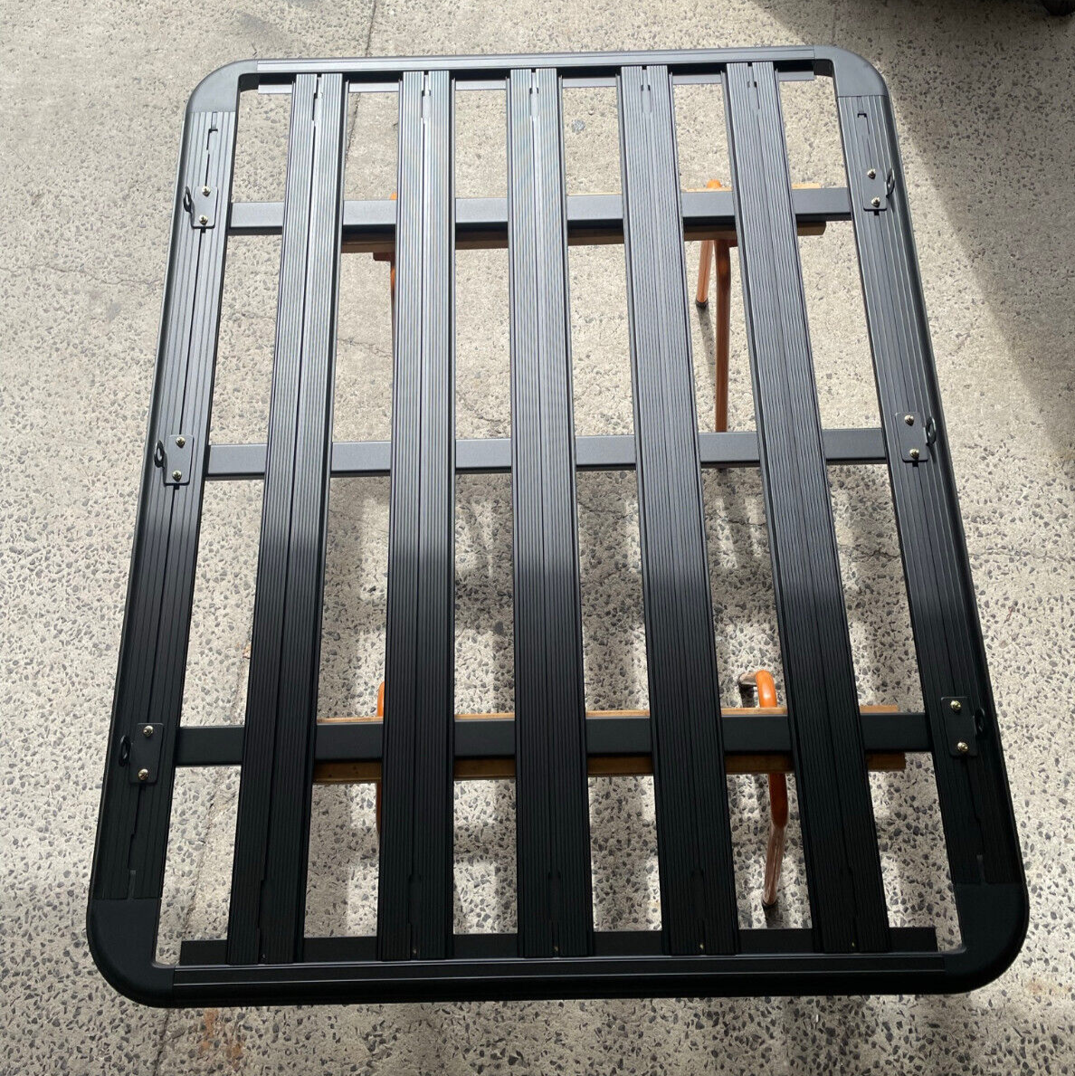 1530x1250mm Alloy Platform Roof Rack for Isuzu D-MAX Dual Cab 09/2020-2024