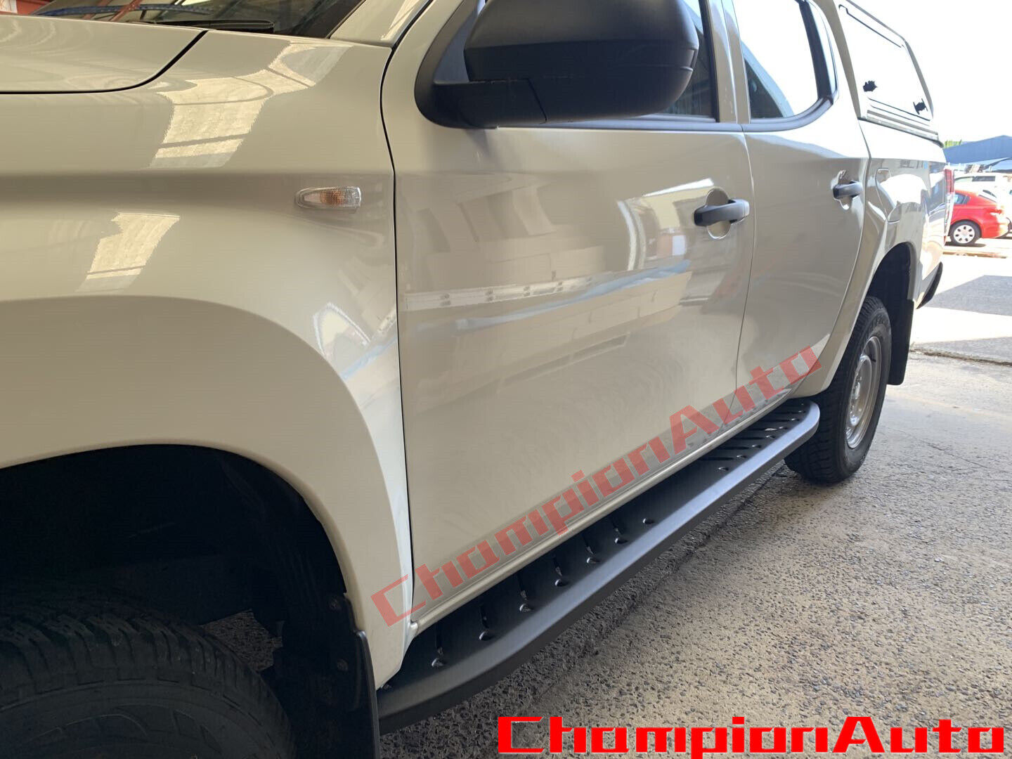 Side Steps Running Boards FOR Mitsubishi Triton MR Double Cab 2019+ (Shark Bar)