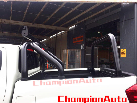 Black Steel Ladder Rack with extension barfor  Nissan D23 NP300 2015-2021