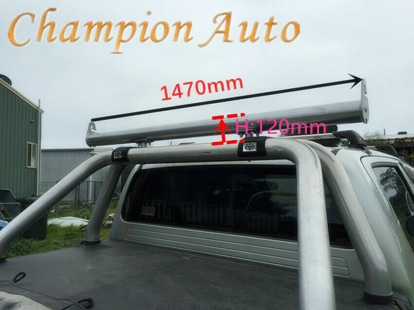 Polished Alloy Ladder Rack with extension bar for Isuzu DMAX D-Max 2012-2020 TUB