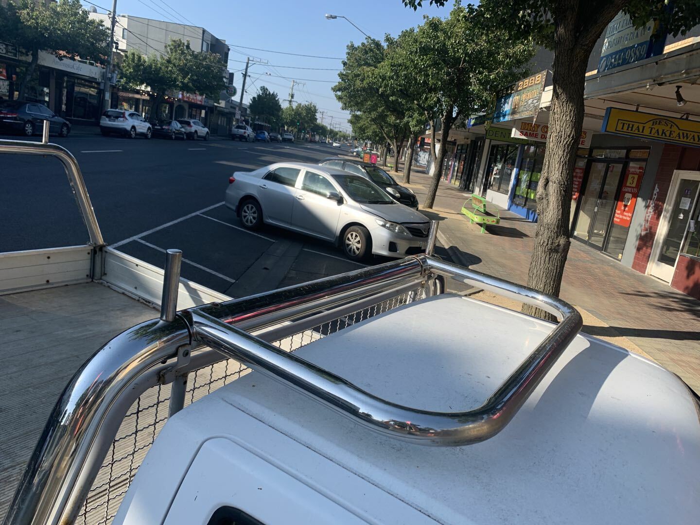 Ladder Rack Lenght Extension Bar unniversal fit 3'' 76mm front ladder rack