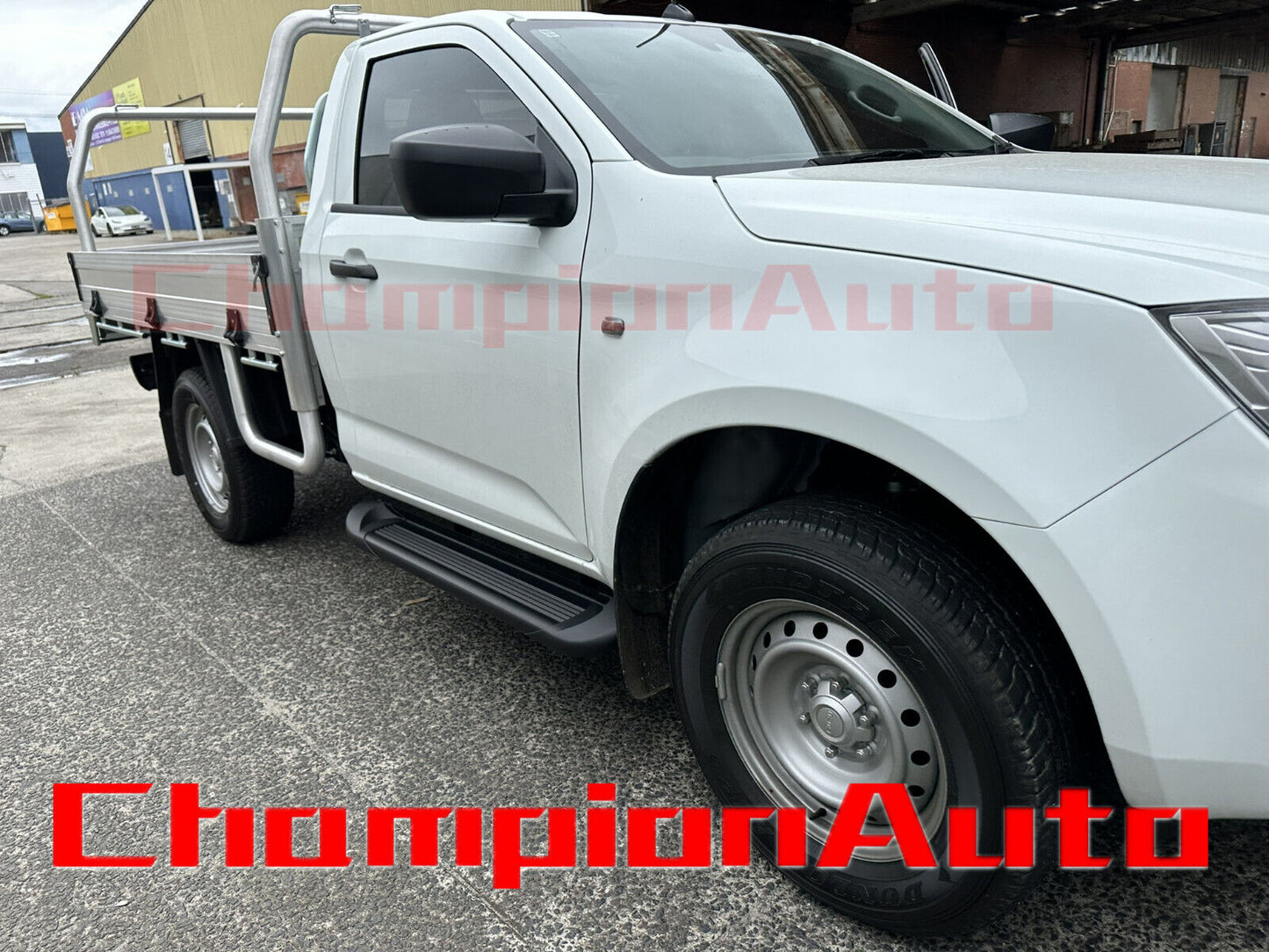 Black Side Steps For Single Cab Isuzu D-max Dmax 09/2020 -2024 (CBB)