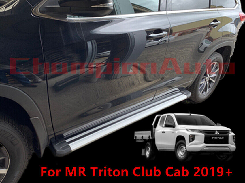 Club Cab Alloy Side Steps FOR Mitsubishi Triton MR Club Cab 2019-2023 (S6)