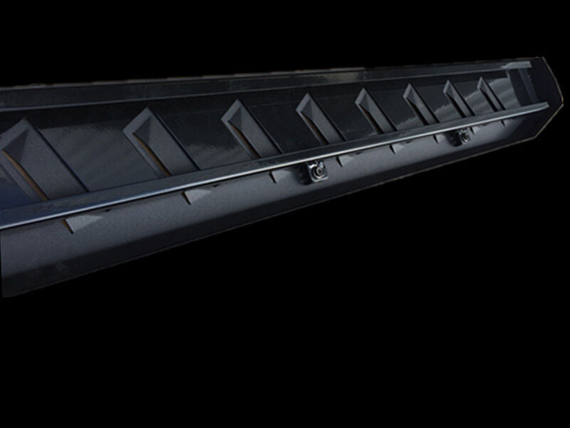 Black Steel Side Steps FOR Isuzu DMAX D-MAX Extra Space Cab 2012- 08/2020