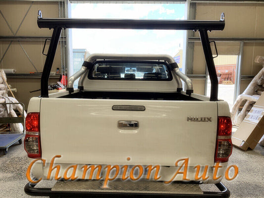 3'' Aluminium Ladder Rack fit Toyota Hilux 2000-2014 TUB BLACK