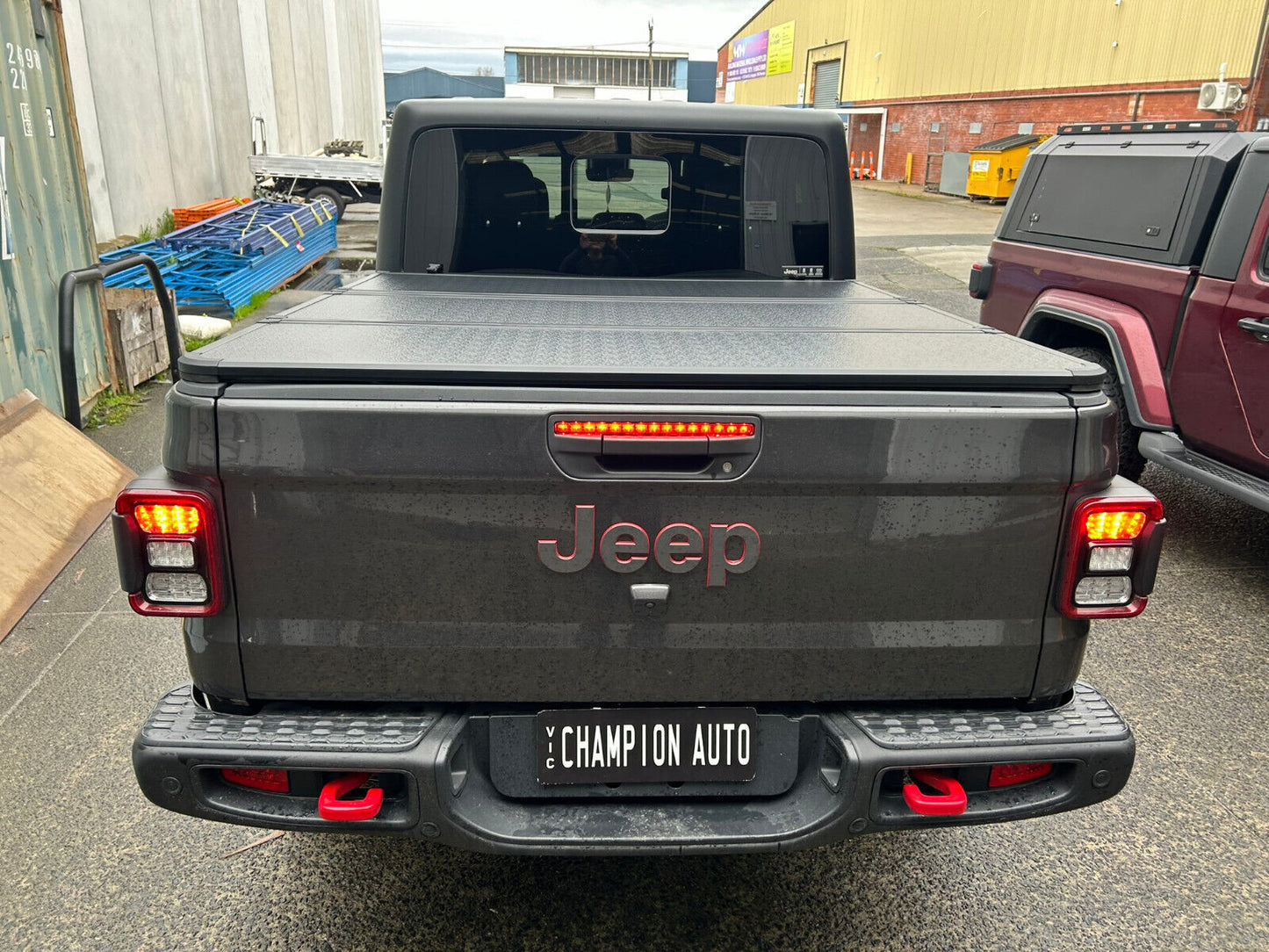 Alloy Folding Tri-Fold HARD Cover For Jeep Gladiator JT Truck Bed 2020-2024
