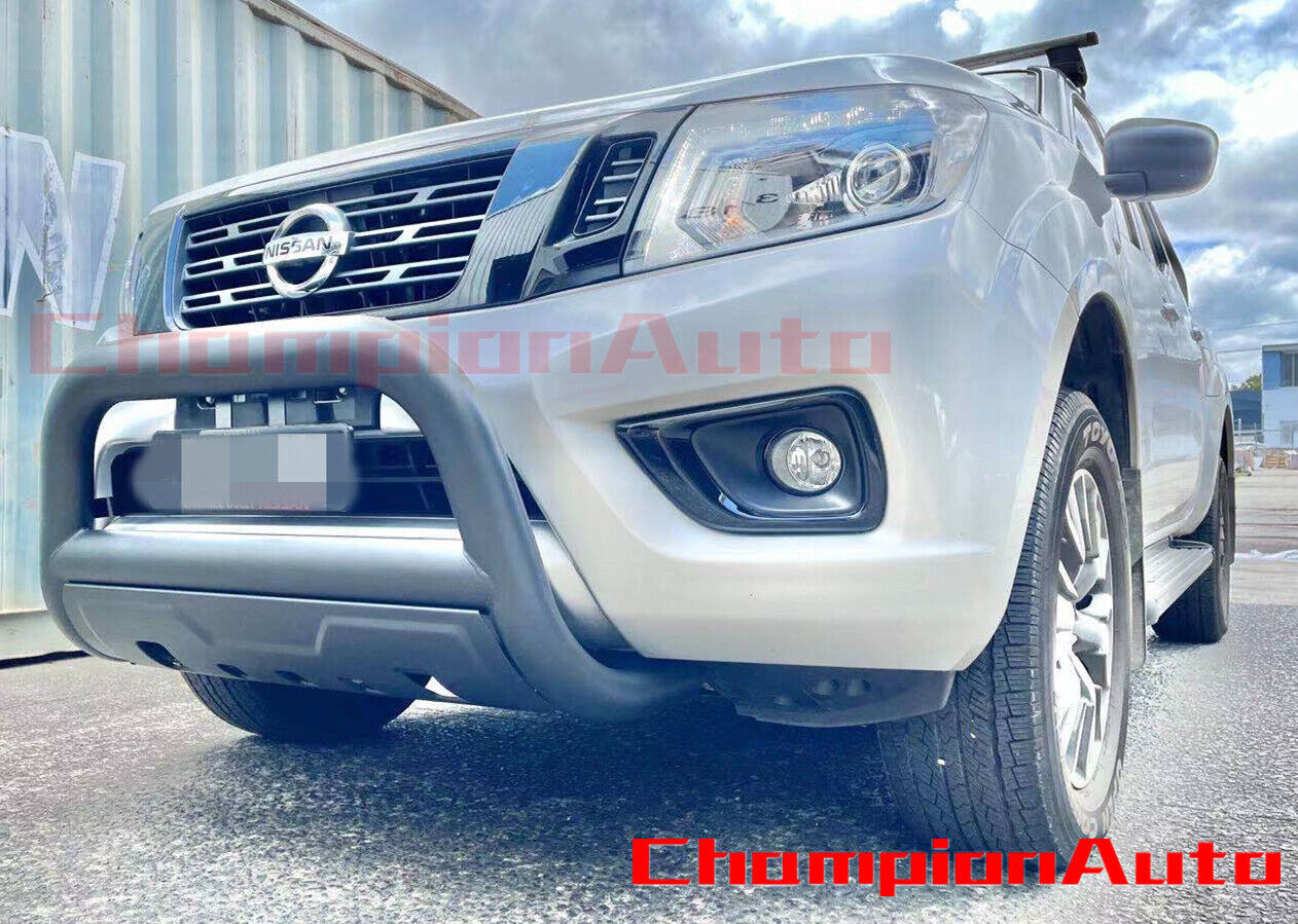 3.5'' Matt Sand Black Steel Nudge Bar for Nissan Navara NP300 D23 2015 - 2020