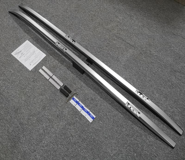 Roof rack crossbars with Silver Roof Rails For Kluger GX FROM 03/2021-2024