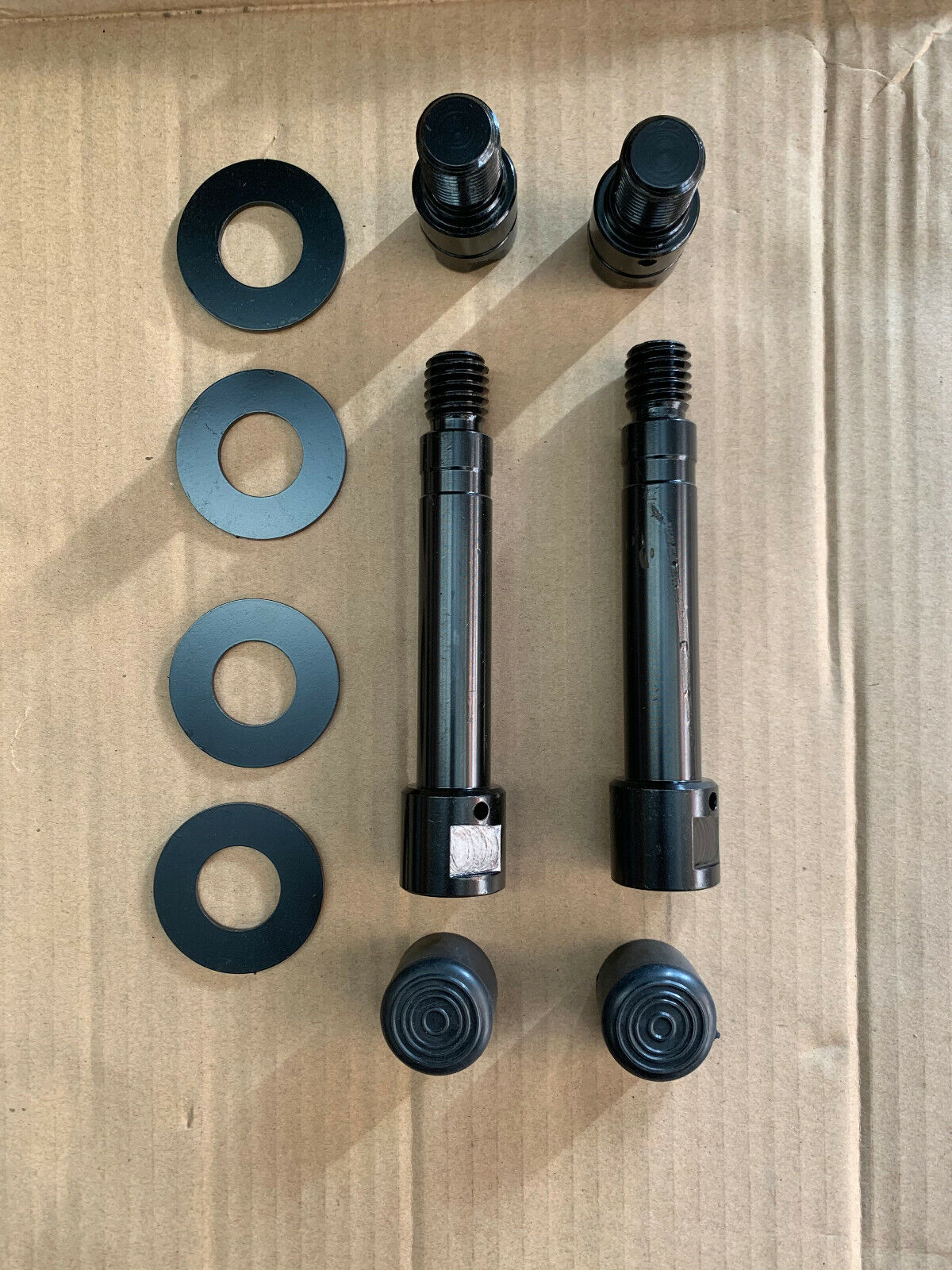 Matt Black Steel Nudge Bar For the New Shape Toyota Hiace LWB 05/2019- 2024