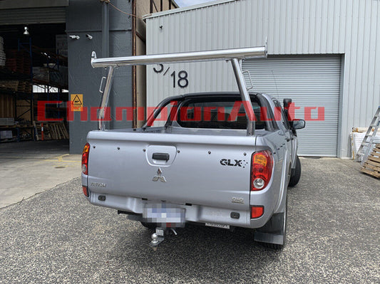 Polished Alloy Silver Ladder Rack for LDV T60 2017-2021 Tub Ute