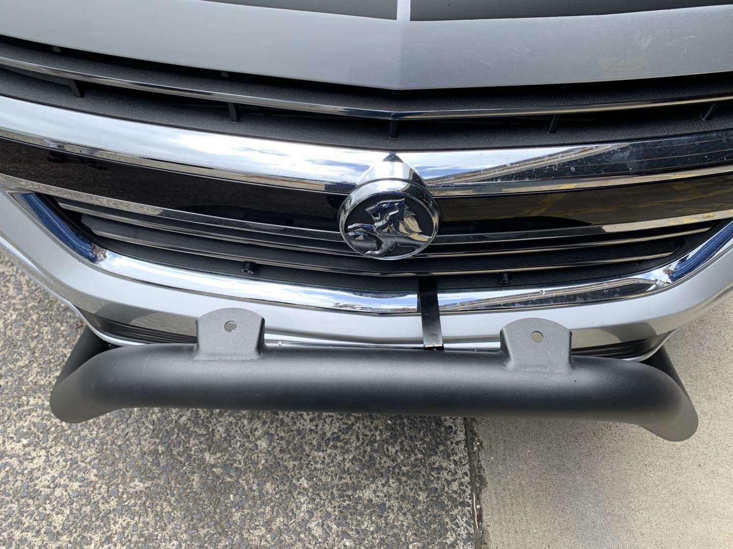 Black Nudge Bar For Holden Colorado RG 12-20 Compatible with FRONT sensor