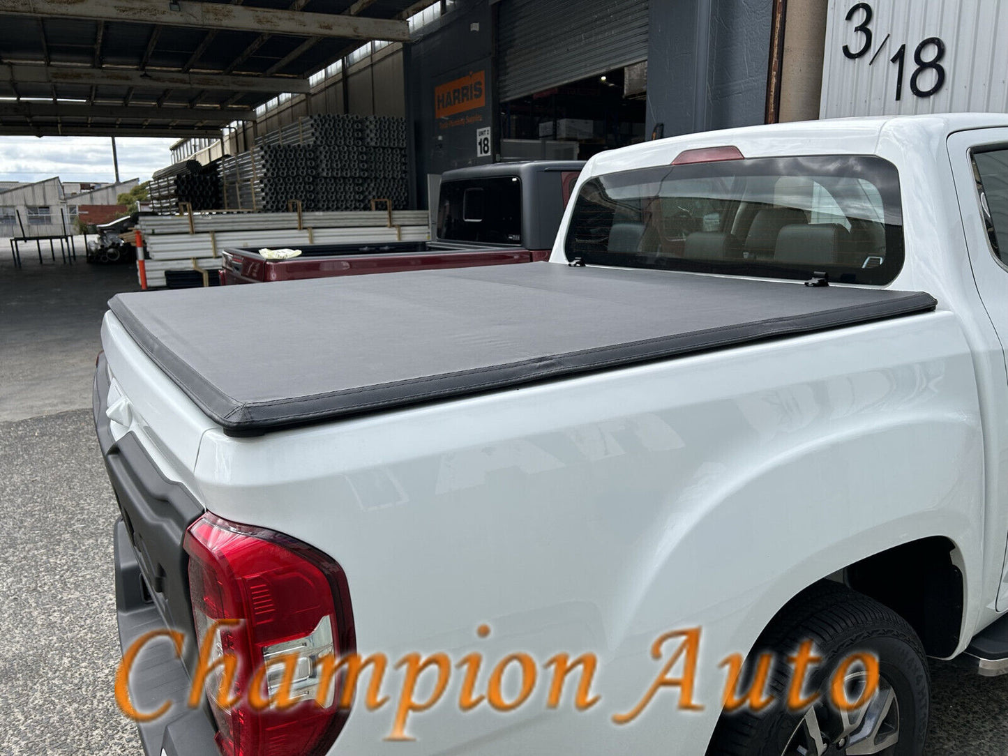 To Fit LDV T60 Dual Cab 2015-2024 Tri Fold Soft Tonneau Cover Non Drill