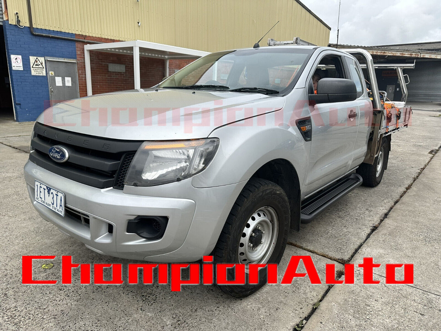 Black ALLOY Side Steps For Mazda BT50 BT-50 FreeStyle Cab 2012-2022 (CBB )