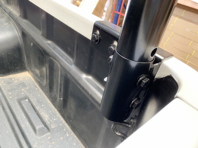 BLACK Alloy Ladder Rack WITH Extension Bar for Mazda BT50 BT-50 2012-2020