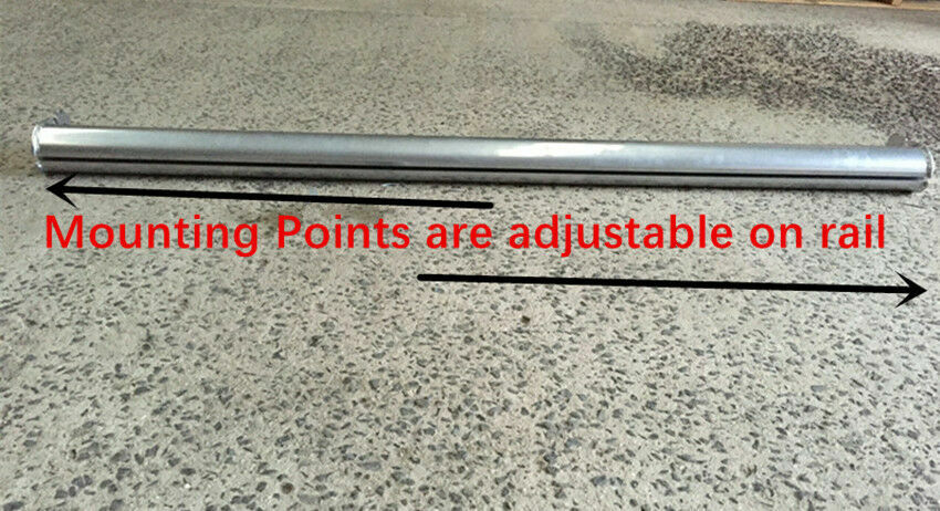 Polished Silver Alloy Ladder Rack + Extension Bar for Mazda BT50 2012-2020