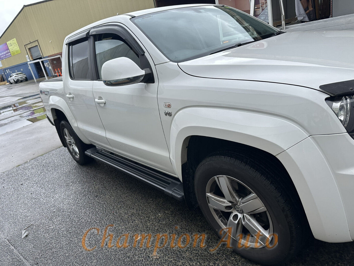 Black Alloy Side Steps For Holden Colorado Double Crew Cab 2012-2020 (HD24)